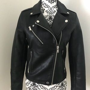 MANGO Faux leather jacket’